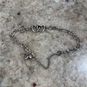 James Avery Silver Heart Bracelet